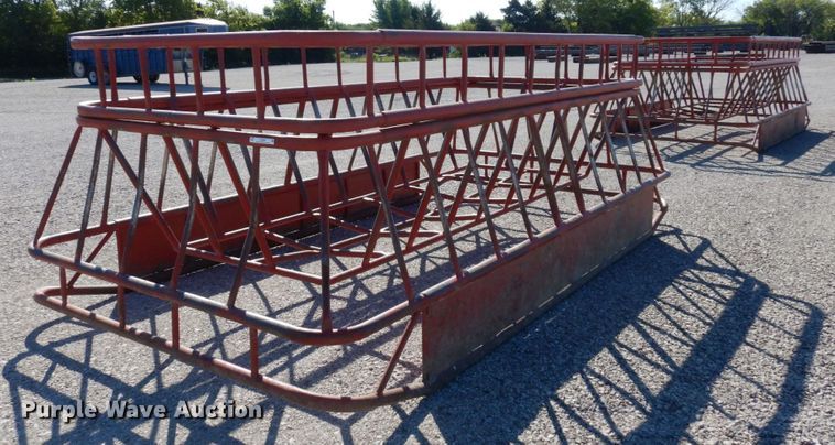 image for item LY9094 (2) Hoffman Brothers Welding hay bale feeders