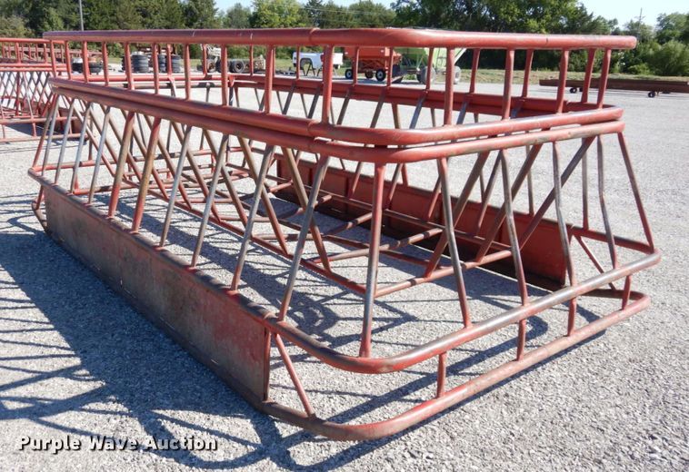 image for item LY9094 (2) Hoffman Brothers Welding hay bale feeders