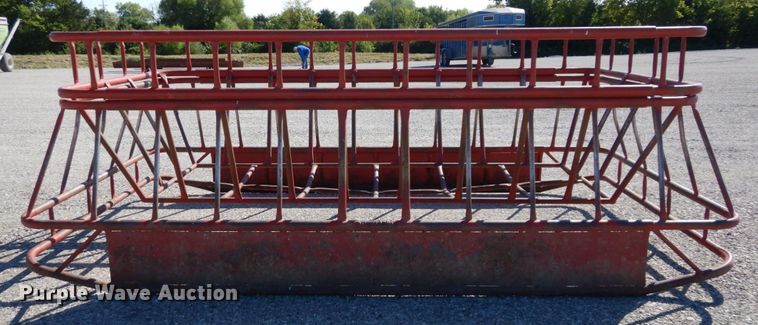 image for item LY9094 (2) Hoffman Brothers Welding hay bale feeders