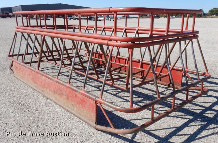 image for item LY9094 (2) Hoffman Brothers Welding hay bale feeders