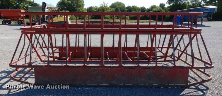 image for item LY9094 (2) Hoffman Brothers Welding hay bale feeders