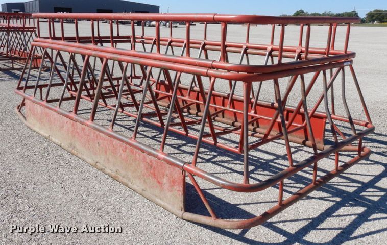 image for item LY9094 (2) Hoffman Brothers Welding hay bale feeders