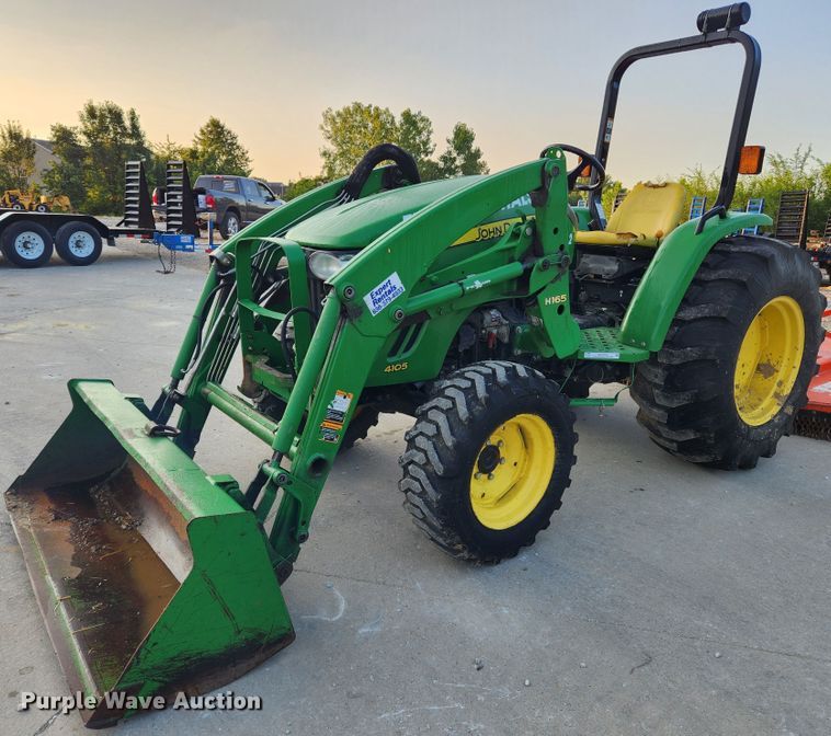 image for item MK9304 2008 John Deere 4105  MFWD tractor