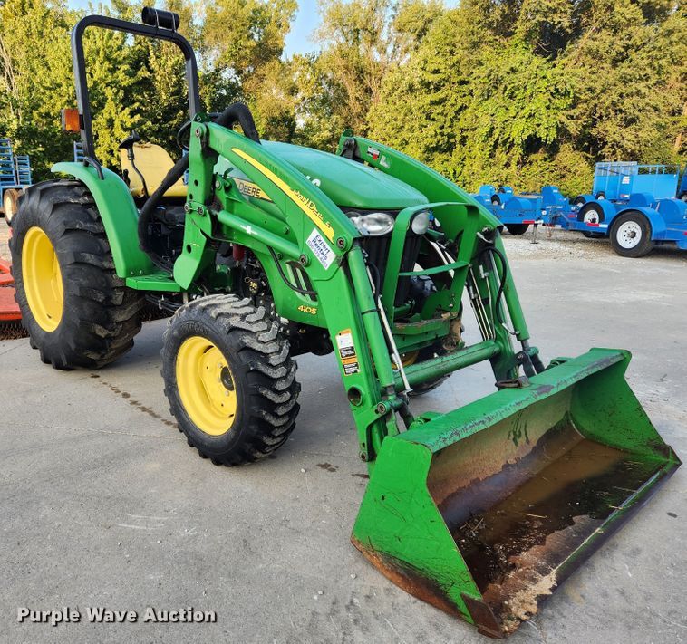 image for item MK9304 2008 John Deere 4105  MFWD tractor