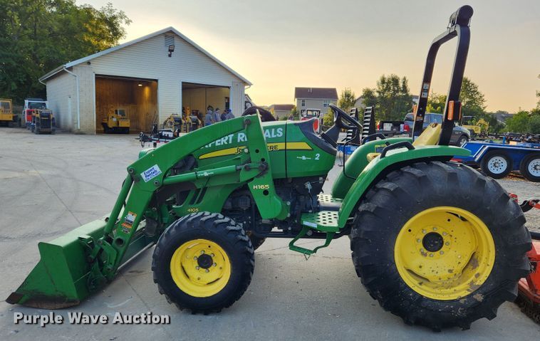 image for item MK9304 2008 John Deere 4105  MFWD tractor