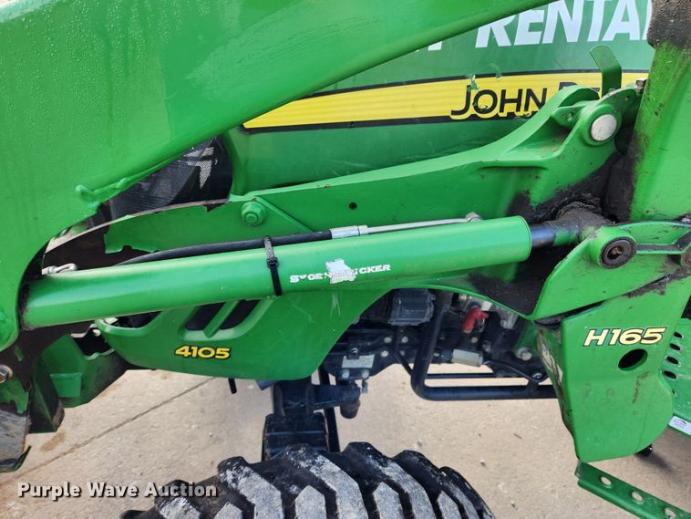 image for item MK9304 2008 John Deere 4105  MFWD tractor