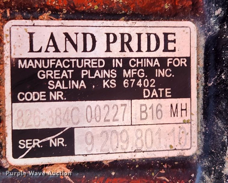 image for item MK9305 Land Pride  rotary mower