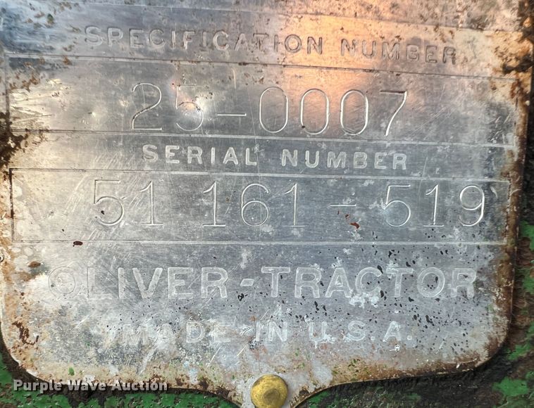 image for item MR9888 1957 Oliver Super 55  tractor