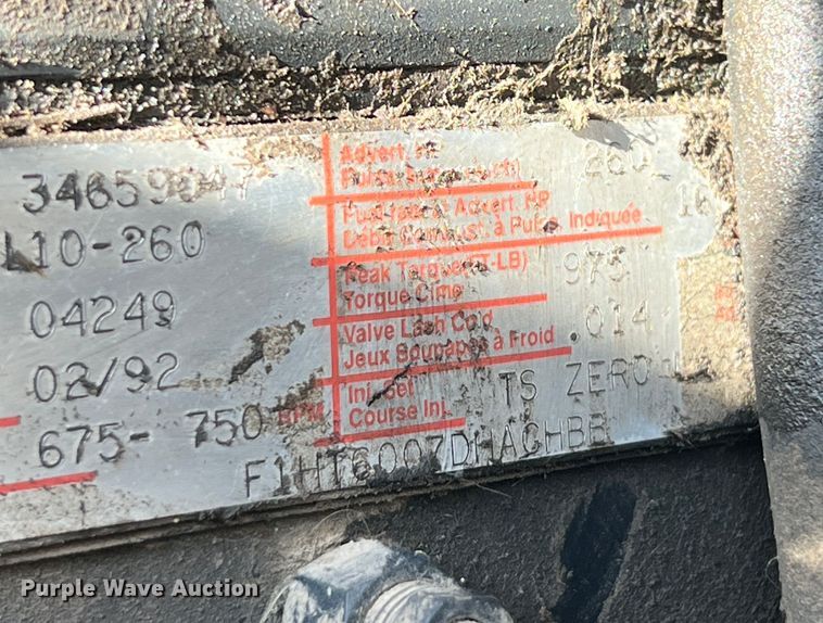 image for item MR9896 1992 Ford L9000  grain truck