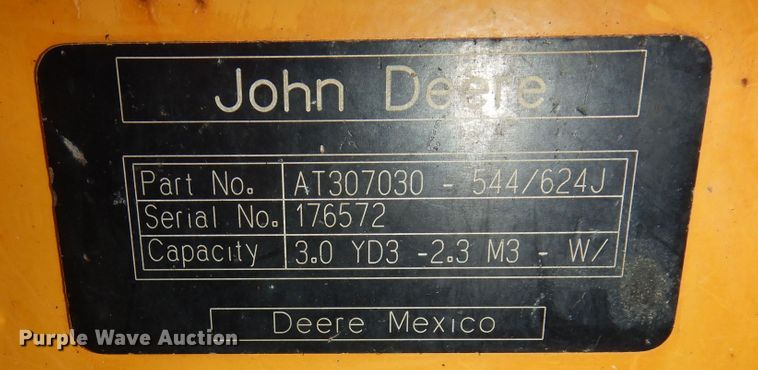 image for item DM3094 John Deere 624J  wheel loader