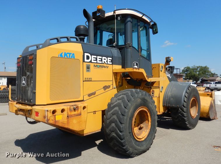 image for item DM3095 2006 John Deere 624J  wheel loader