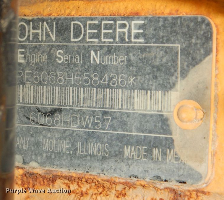 image for item DM3095 2006 John Deere 624J  wheel loader