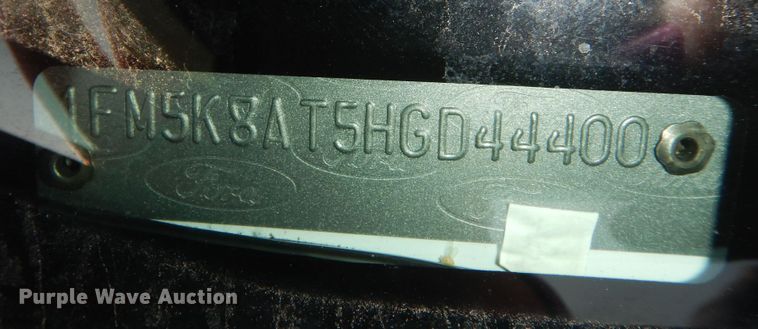 image for item DM3108 2017 Ford Explorer Police Interceptor  SUV