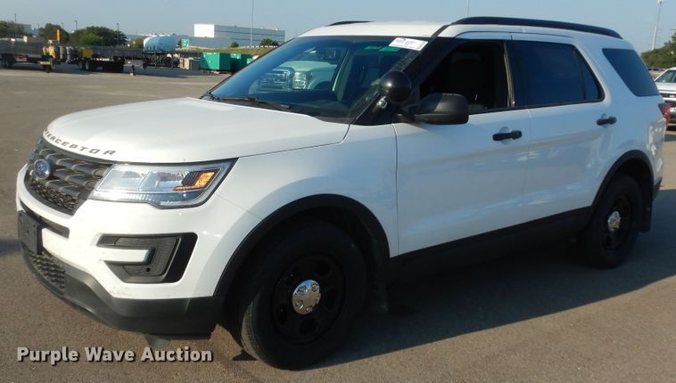 image for item DM3109 2018 Ford Explorer Police Interceptor  SUV