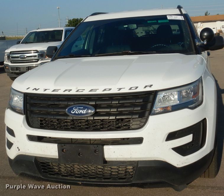 image for item DM3109 2018 Ford Explorer Police Interceptor  SUV