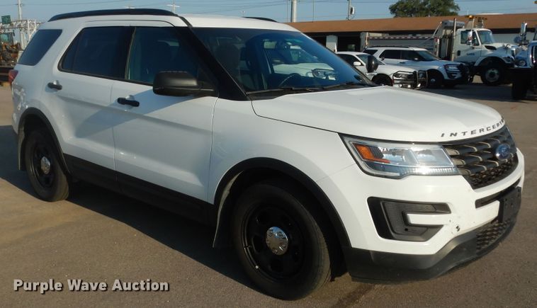 image for item DM3109 2018 Ford Explorer Police Interceptor  SUV