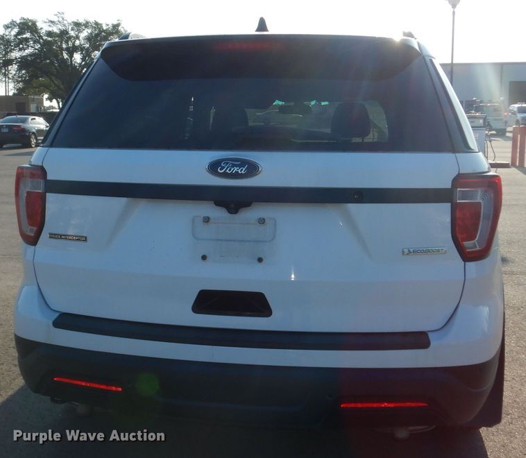 image for item DM3109 2018 Ford Explorer Police Interceptor  SUV