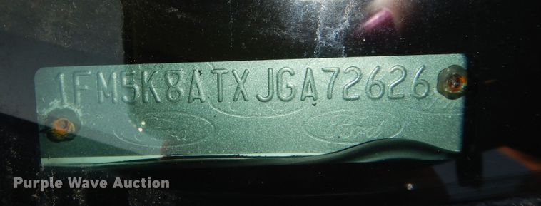 image for item DM3109 2018 Ford Explorer Police Interceptor  SUV