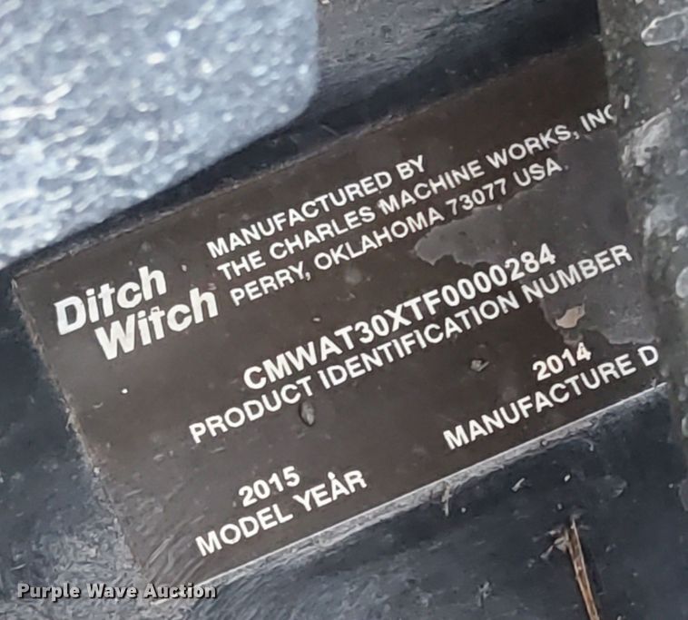 image for item DQ2879 2015 Ditch Witch JT30 All-Terrain  directional boring unit