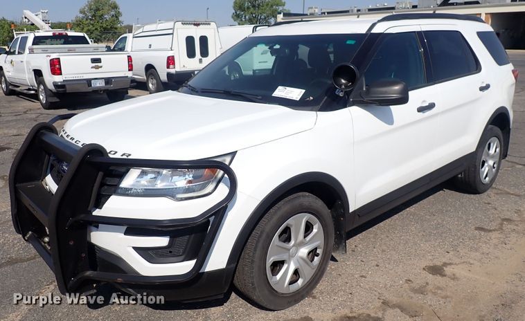 image for item DQ2881 2018 Ford Explorer Police Interceptor  SUV