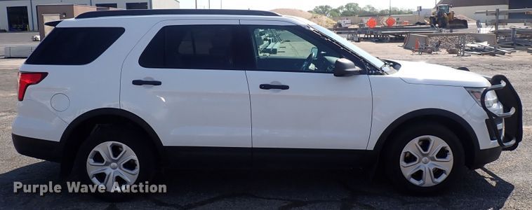 image for item DQ2881 2018 Ford Explorer Police Interceptor  SUV