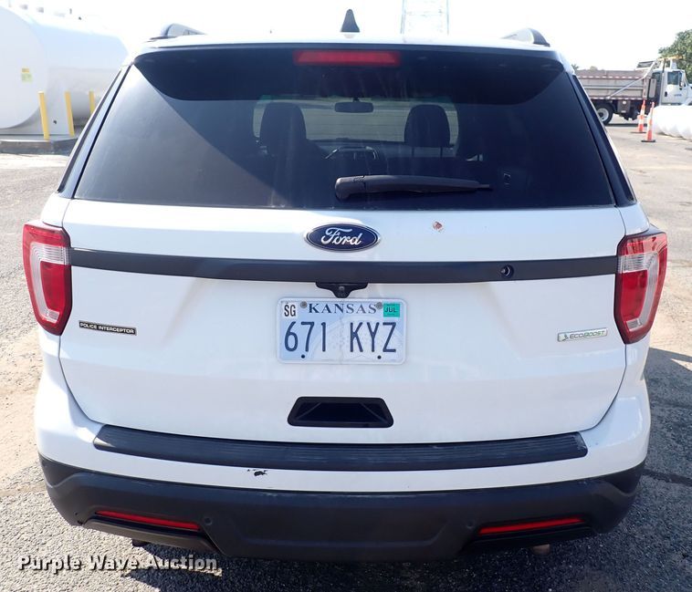 image for item DQ2881 2018 Ford Explorer Police Interceptor  SUV