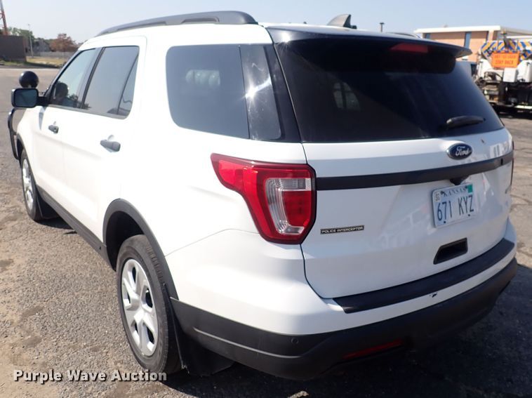 image for item DQ2881 2018 Ford Explorer Police Interceptor  SUV