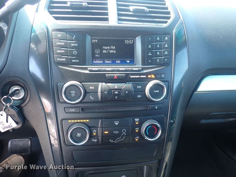 image for item DQ2881 2018 Ford Explorer Police Interceptor  SUV