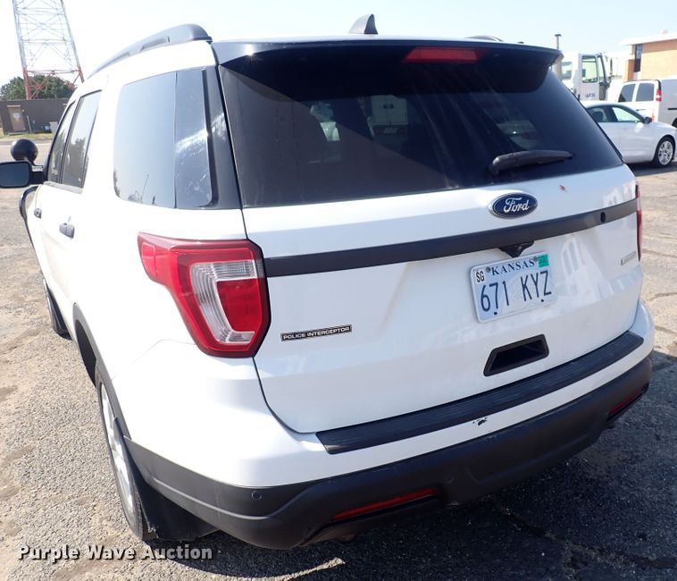 image for item DQ2881 2018 Ford Explorer Police Interceptor  SUV