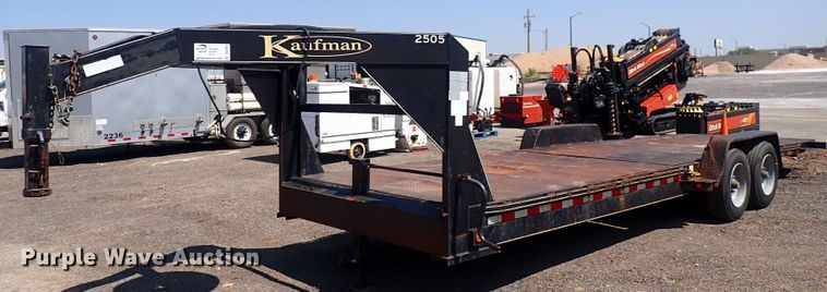 image for item DQ2901 2013 Kaufman  tilt deck equipment trailer