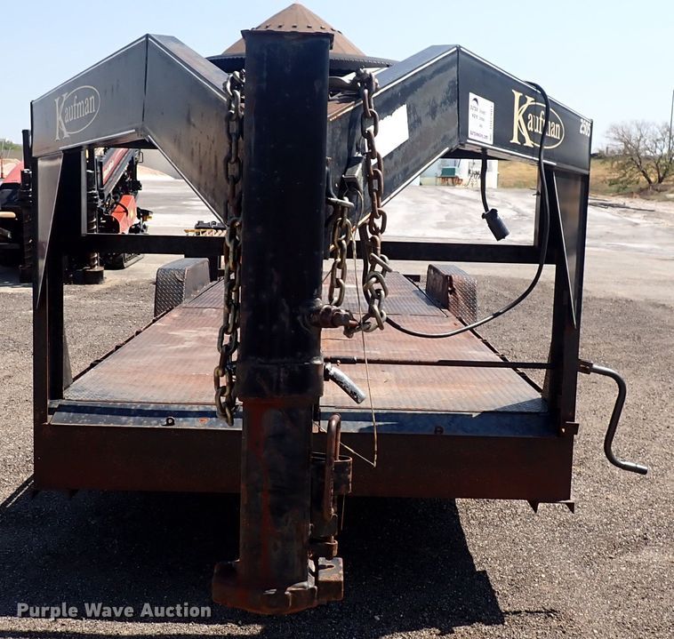 image for item DQ2901 2013 Kaufman  tilt deck equipment trailer