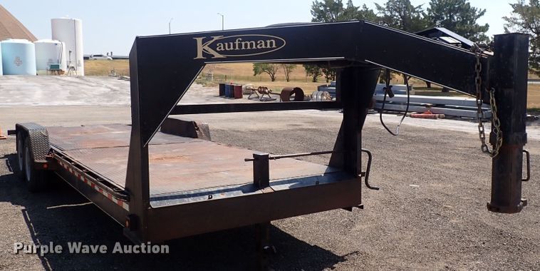 image for item DQ2901 2013 Kaufman  tilt deck equipment trailer