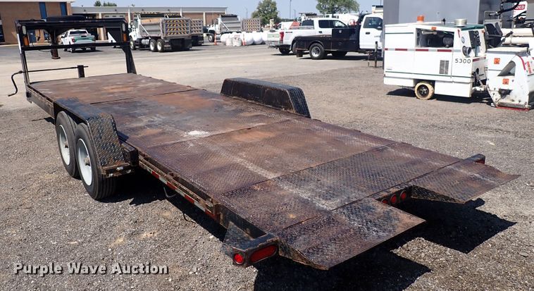 image for item DQ2901 2013 Kaufman  tilt deck equipment trailer