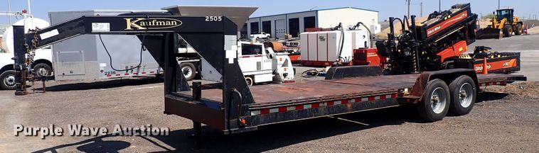 image for item DQ2901 2013 Kaufman  tilt deck equipment trailer