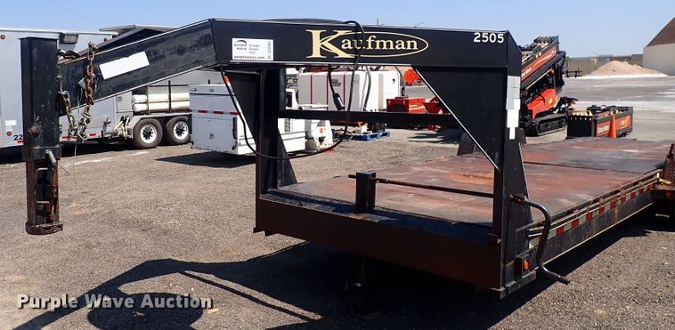 image for item DQ2901 2013 Kaufman  tilt deck equipment trailer