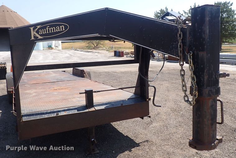 image for item DQ2901 2013 Kaufman  tilt deck equipment trailer