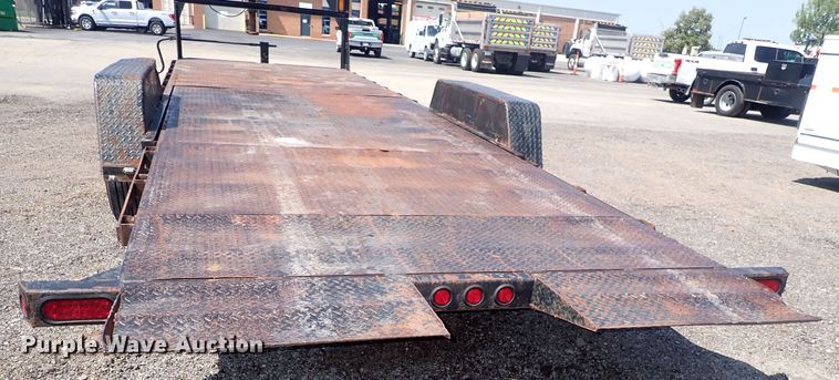 image for item DQ2901 2013 Kaufman  tilt deck equipment trailer