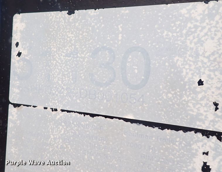 image for item DQ2901 2013 Kaufman  tilt deck equipment trailer