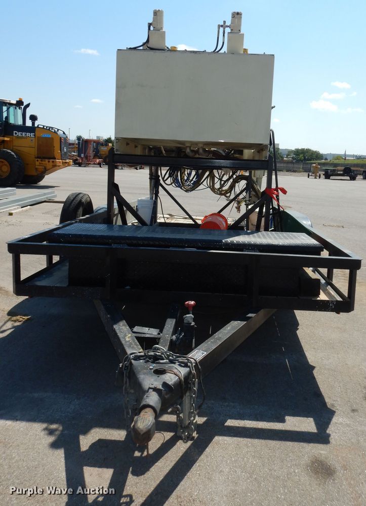 image for item LR9882 EZ-Liner AL-120  paint striper with Jim's utility trailer