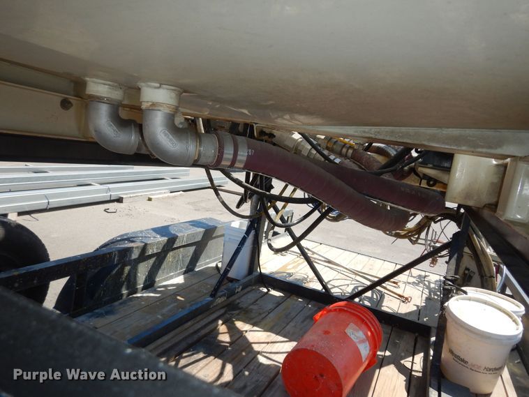 image for item LR9882 EZ-Liner AL-120  paint striper with Jim's utility trailer