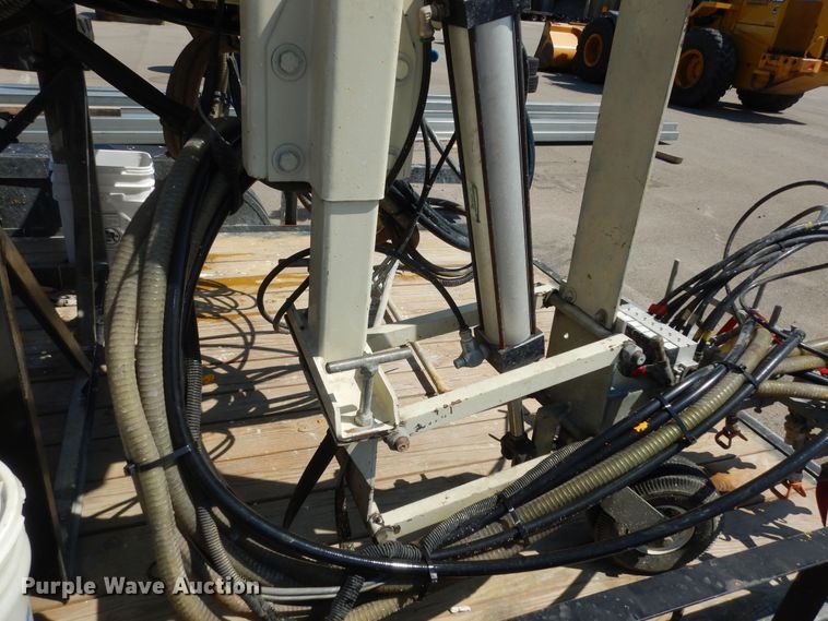 image for item LR9882 EZ-Liner AL-120  paint striper with Jim's utility trailer