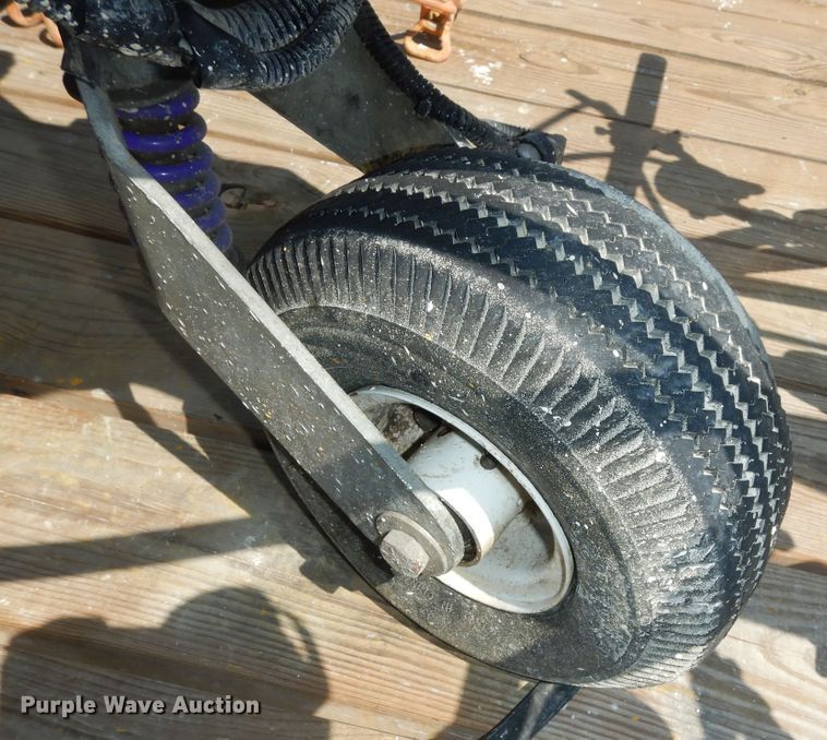 image for item LR9882 EZ-Liner AL-120  paint striper with Jim's utility trailer