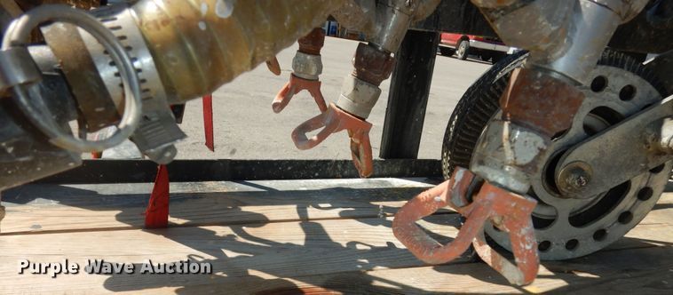 image for item LR9882 EZ-Liner AL-120  paint striper with Jim's utility trailer