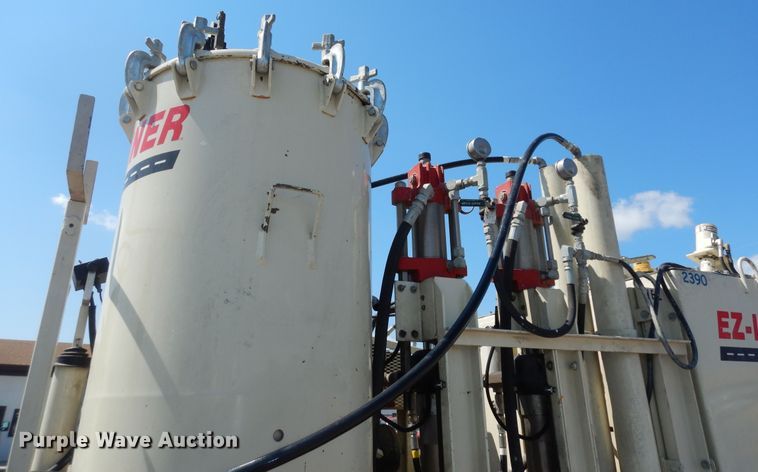 image for item LR9882 EZ-Liner AL-120  paint striper with Jim's utility trailer