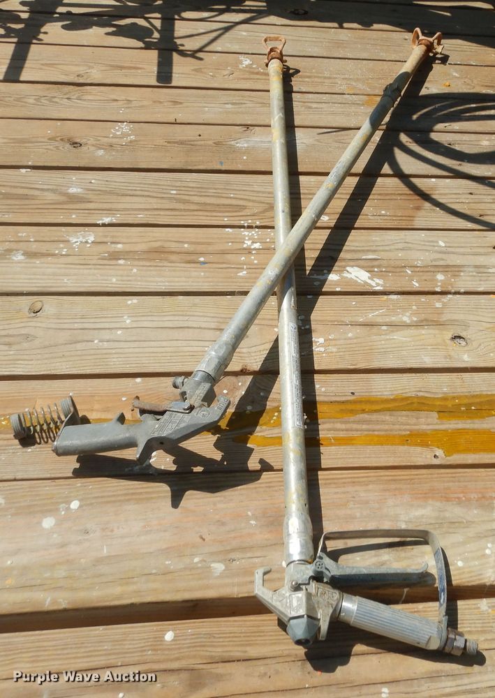 image for item LR9882 EZ-Liner AL-120  paint striper with Jim's utility trailer