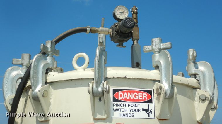 image for item LR9882 EZ-Liner AL-120  paint striper with Jim's utility trailer