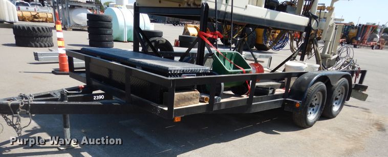 image for item LR9882 EZ-Liner AL-120  paint striper with Jim's utility trailer