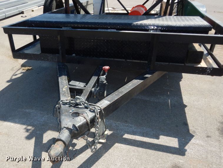 image for item LR9882 EZ-Liner AL-120  paint striper with Jim's utility trailer