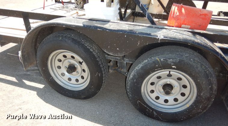 image for item LR9882 EZ-Liner AL-120  paint striper with Jim's utility trailer