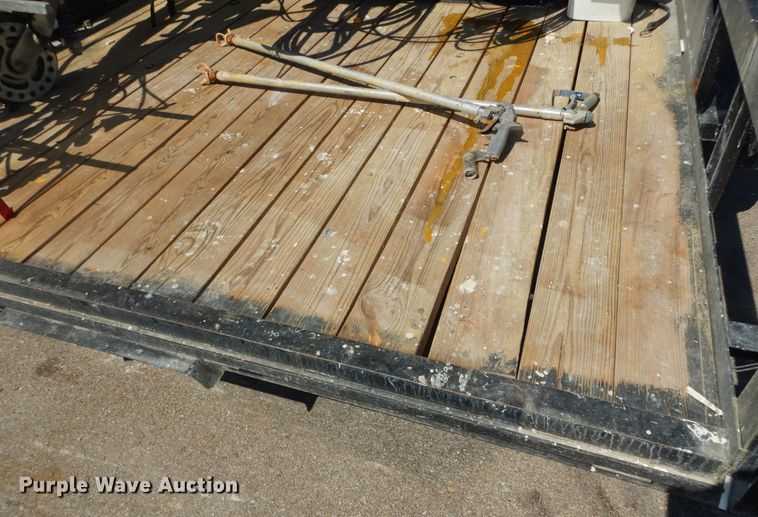 image for item LR9882 EZ-Liner AL-120  paint striper with Jim's utility trailer